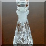 G26. Waterford Crystal perfume bottle. 5”h - $24